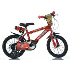 Bicicletta da Bambino 14 Pollici Cars 3 4 5 6 anni Bici Bimbo Rotelle