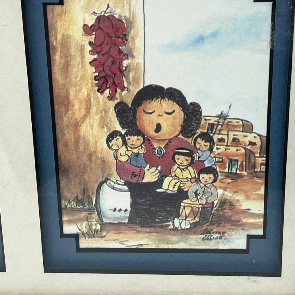 Storyteller Dolls Art Laverne Elliot Southwestern Native American Inspired 80s - Image 2 of 4