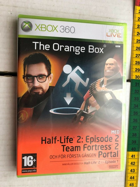 THE ORANGE BOX HALFLIFE 2 EP 2 TEAM FORTRESS 2 PORTAL NEW SEALED XBOX 360 X360