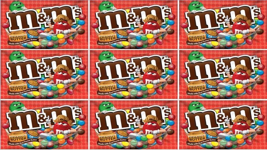 9 VENDSTAR 3000 VENDING MACHINE CANDY STICKER LABEL Free Ship M&M Peanut Butter