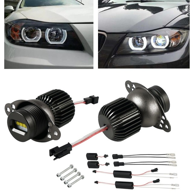 Fits For BMW E90 E91 LCI 20082011 LED Angel Eyes Halo Ring Marker