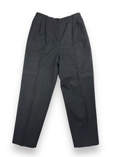 HARVE BENARD SPORT Womens Pants Vintage 80s High Waisted Trousers Wool 12 Gray