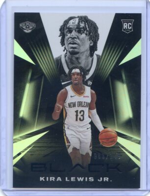 2020-21 PANINI BLACK BASE #/149 PELICANS ROOKIE RC KIRA LEWIS JR. NO. 90