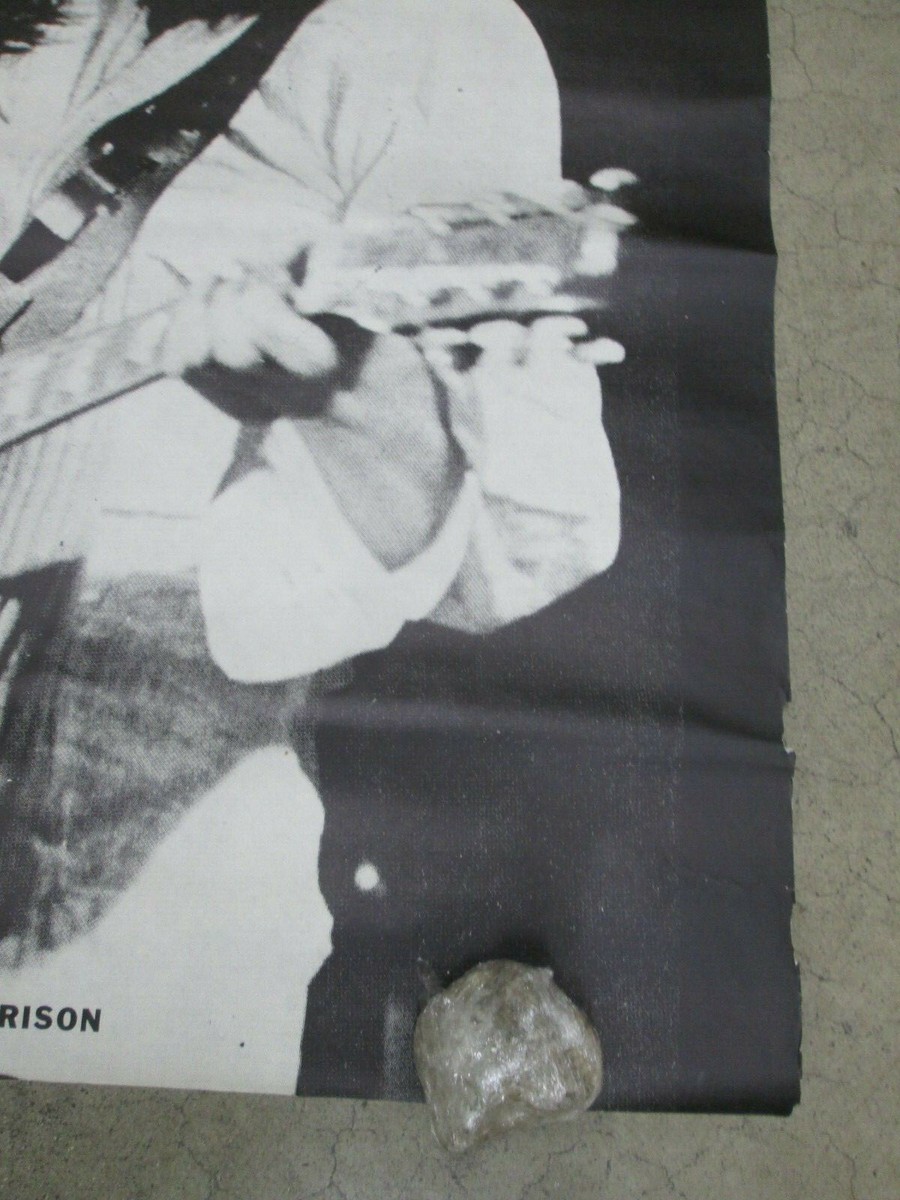 Beatles George Harrison singer Poster Vintage 1960's C409 | eBay