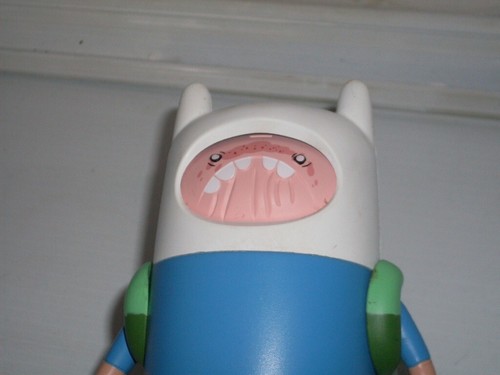 Adventure Time - Deluxe Finn 10" Figure with Changing Faces (2011, Jazwares) - Picture 2 of 8