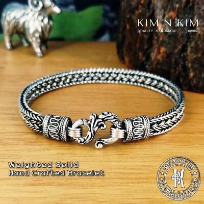 Bali & Java Handarbeit Kette Armband  Tribal Vintage Massiv Silber Qualität