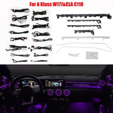 64 Farben LED-Umgebungslicht-Atmosph&auml;renlampen f&uuml;r Mercedes-Benz A W177 CLA C118