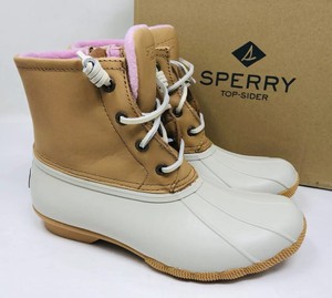 sperry saltwater duck boots ivory
