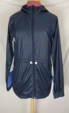 Adidas Women's Hooded Windbreaker Jacket Lightweight Size L