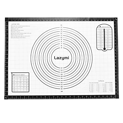 Extra Large Silicone Baking Mats Sheet, Non Stick Pastry Rolling Mat with