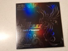 Double Fish VOLANT-2 Phoenix Table Tennis Rubber Black 37 Hard 2.1mm Sticky 