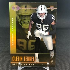 2019 Panini Illusions Football Clelin Ferrell Rookie Card #84 Raiders #'d /399. rookie card picture