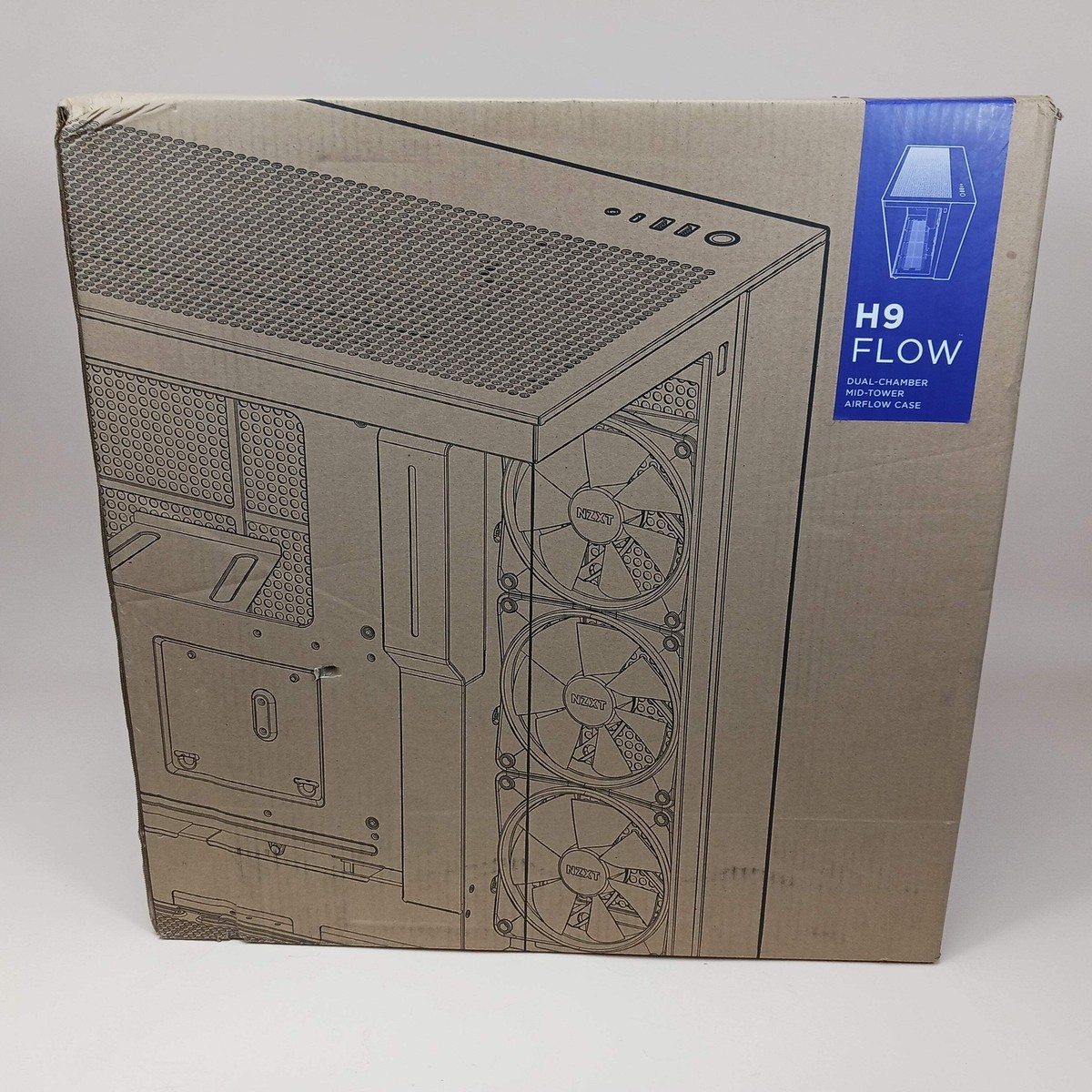 NZXT H9 Flow Mid Tower Case - Matte White for sale online | eBay NZXT H9 Flow Mid Tower Case - Matte White for sale online | eBay