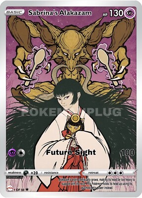 やまもんさま Sabrina's Alakazam POKEMANPLUG Pokemon Card Non Holo (NonTcg) 1 of