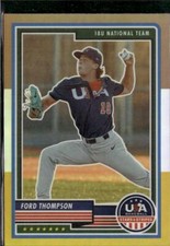 2023 Panini USA Baseball Stars & Stripes #17 Ford Thompson BSG Prizm