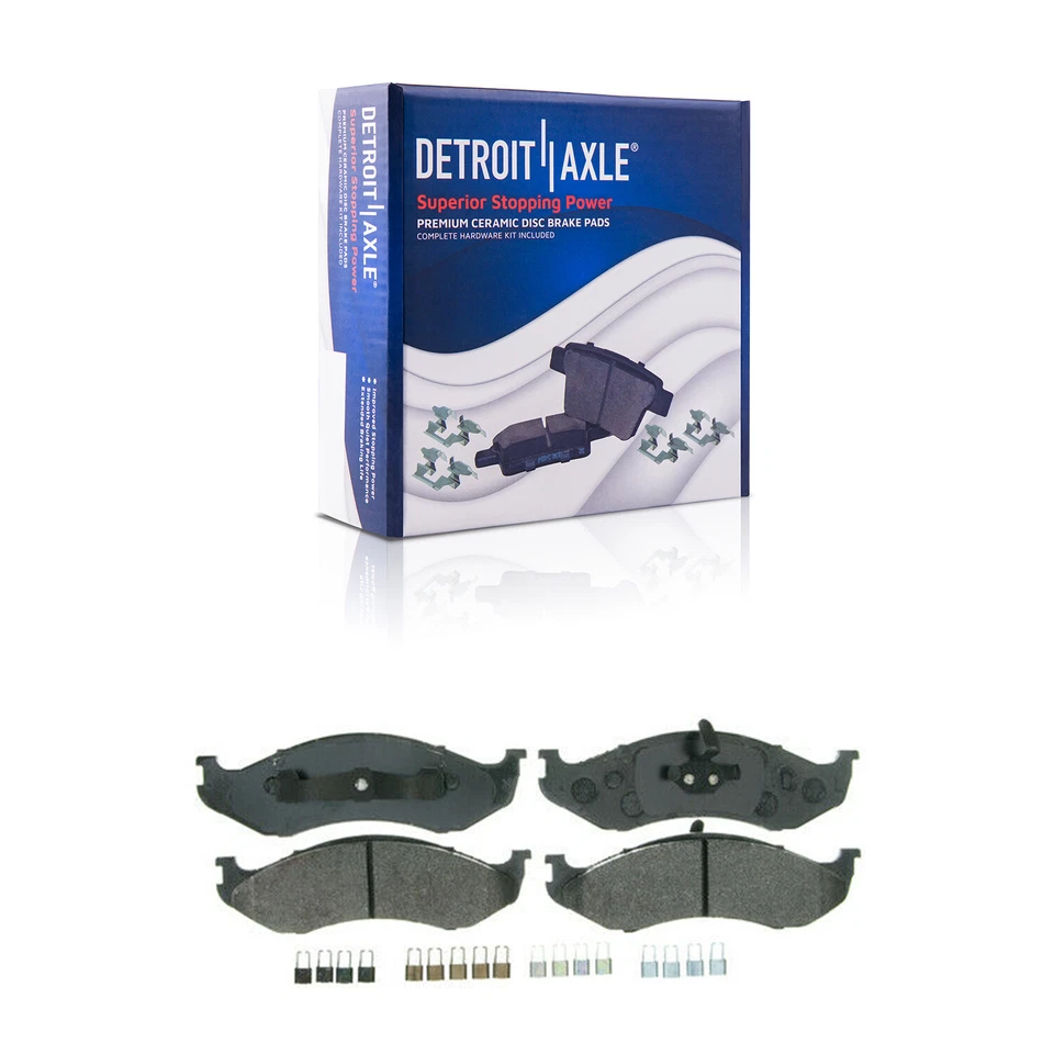 Kit de pastillas de freno rotores delanteros perforados para Jeep TJ Wrangler 1999 2000 2001 2002-06 Foto 3 de 4