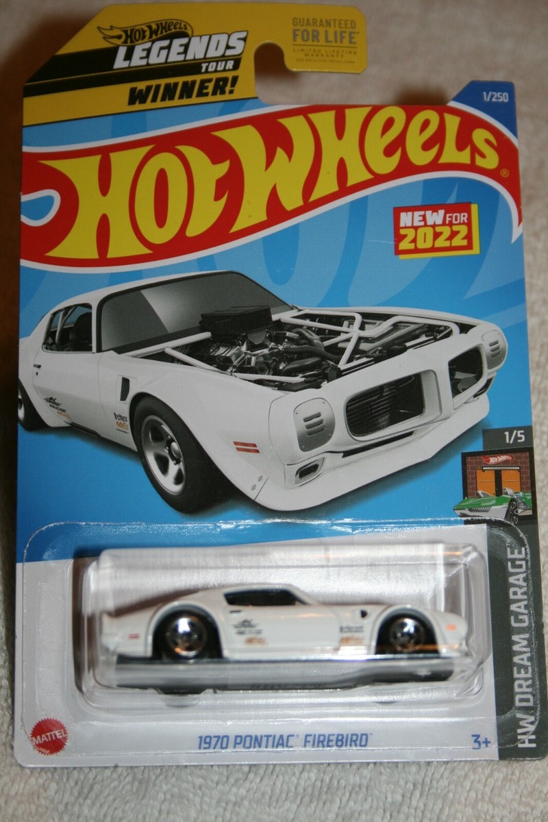 Hot Wheels 1970 Pontiac Firebird White #1 1/250 2022 HW Dream
