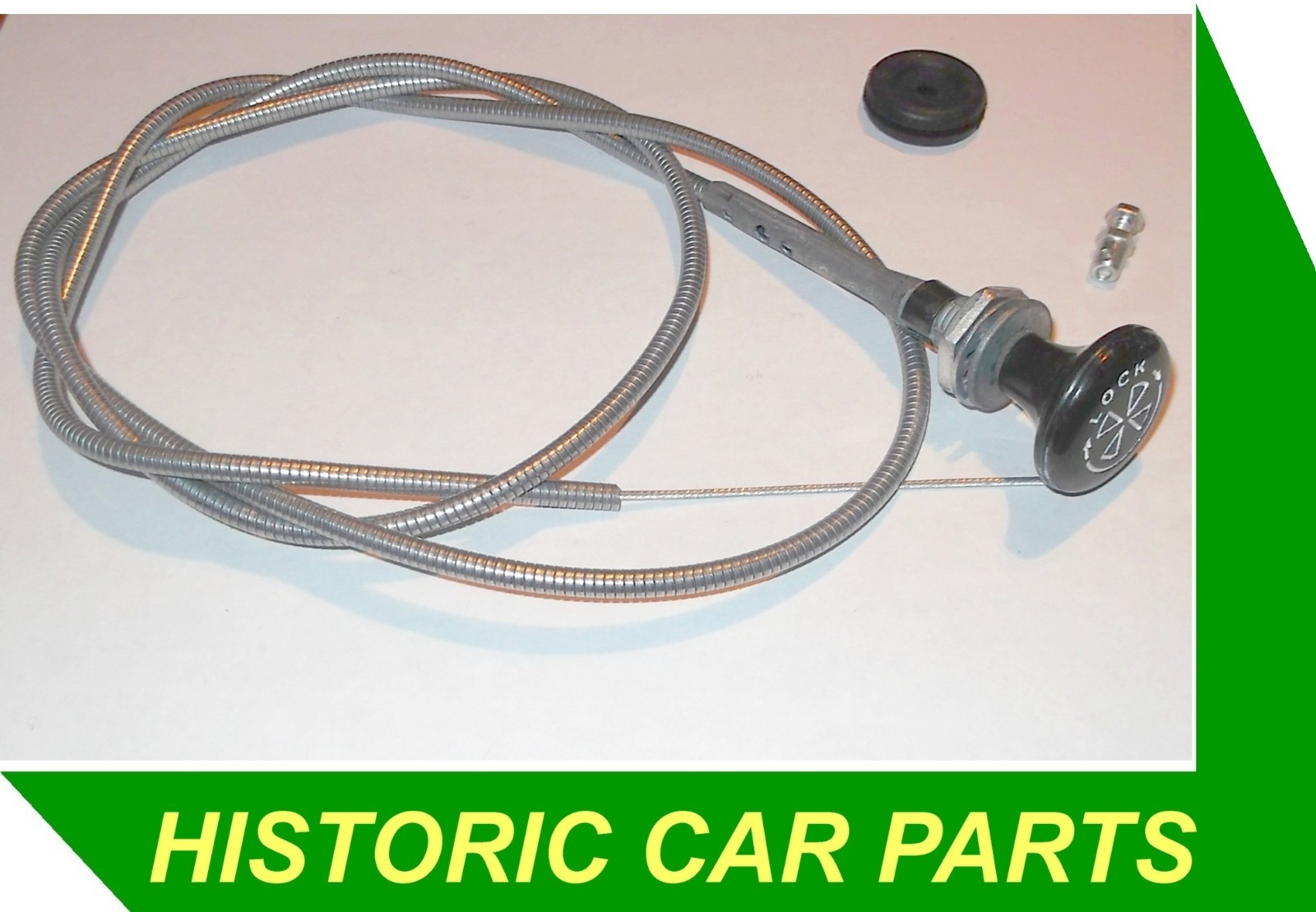 LOCKING CHOKE CABLE c/w Grommet, Wire Clamp for MGBGT MGB Roadster 1970