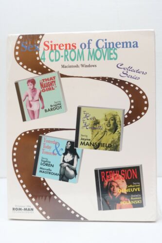 Sex Sirens Of Cinema 4 CD-ROM MOVIES Collectors Series That Naughty Girls & more - Afbeelding 1 van 7