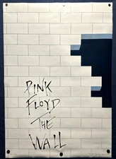 Rare 1979 PINK FLOYD The Wall Record Store Display PROMO POSTER 33"x48" NM-