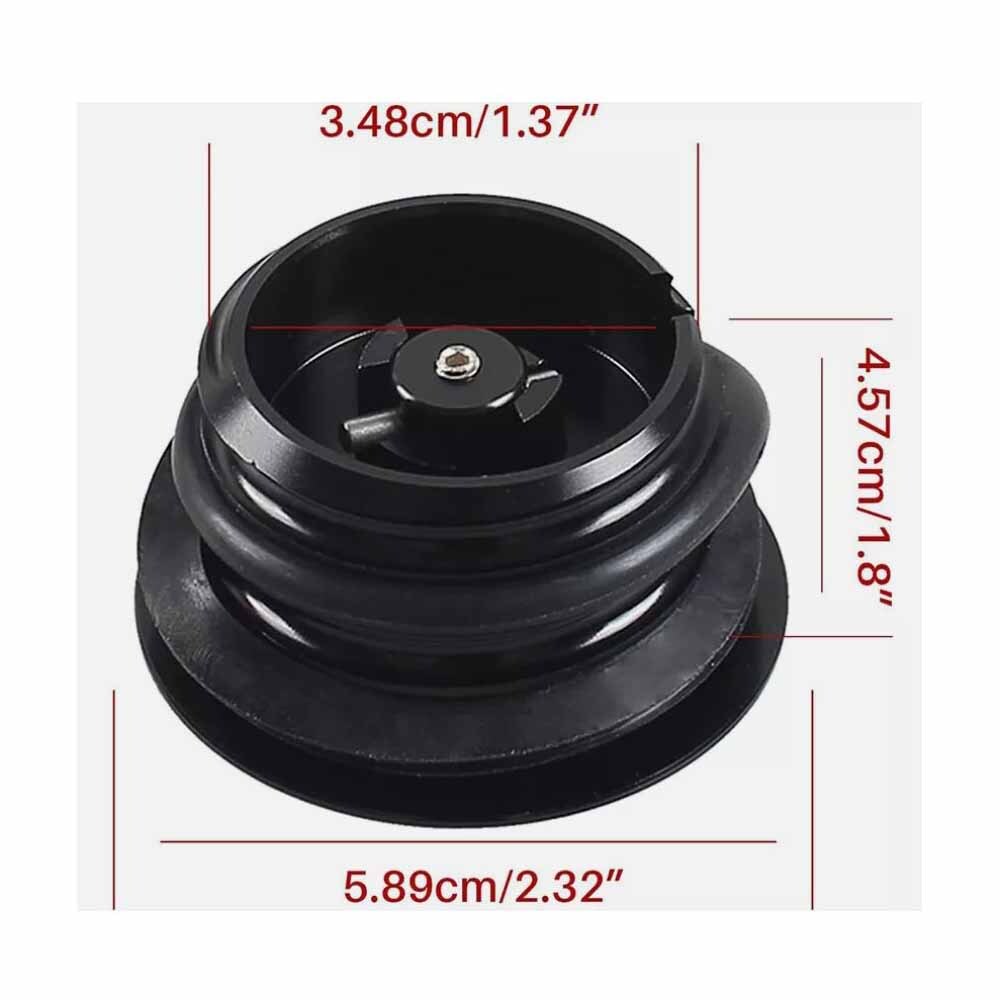 Oil Pop-up Tank Gas Cap Black Vented Flush Fuel Filler Cap for Harley Sportster