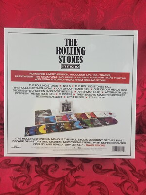 Rolling Stones - IN MONO (2023) Limited Edition Box Set, Colored LP, Numbered Rolling Stones - IN MONO (2023) Limited Edition Box Set, Colored LP, Numbered