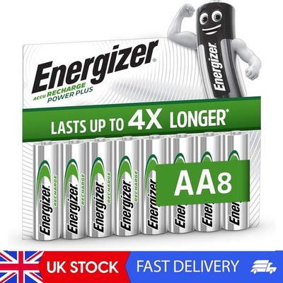 Recharge Power Plus - Wiederaufladbare AA Batterien - 2000 MAh NiMH Triple A Akku