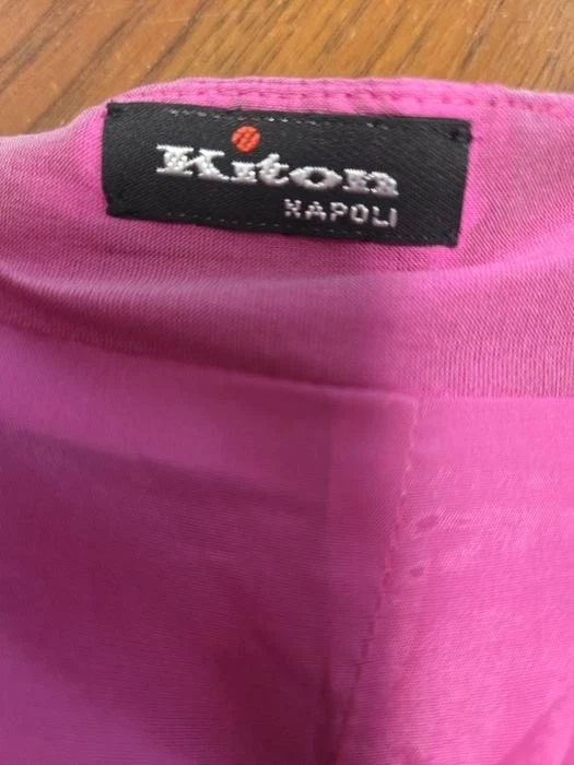 Women Kiton Dress Pink Silk 36 - Bild 2 von 4