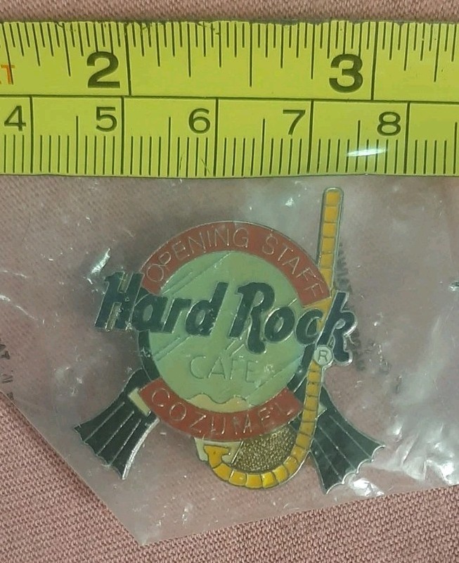 Hard Rock Cafe Opening Staff Cozumel Snorkel and Fins Pin