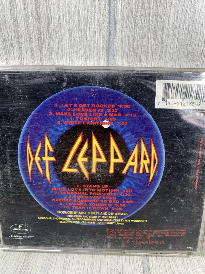 Hard Rock CD 80’s 90’s 2000’s Lot 7 Aerosmith Def Leppard Meat Loaf Poison Foto 4 de 4