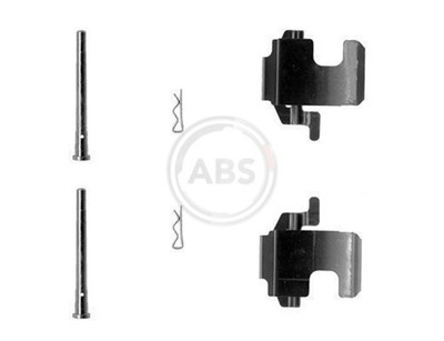 Zubehörsatz Scheibenbremsbelag A.B.S. 1273Q für LANCIA FORD FIAT PANDA KA PUNTO