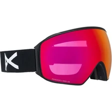 ANON M4 Toric Goggles + Bonus Lens + MFI Face Mask BLACK / PERCEIVE SUNNY RED