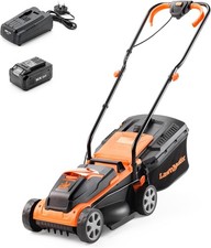 LawnMaster MX 24V 32cm Cordless Lawn Mower with 4.0Ah Battery and Fast Charger