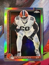 Cam Robinson 2025 Topps Chrome Lightboard Logo Variation Refractor SP #124 - CLE