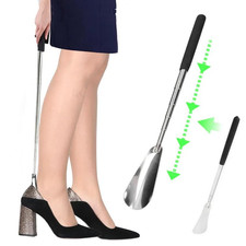 Extendable 3-Level Shoe Horn Telescopic Comfort Shoe Wearing Aid