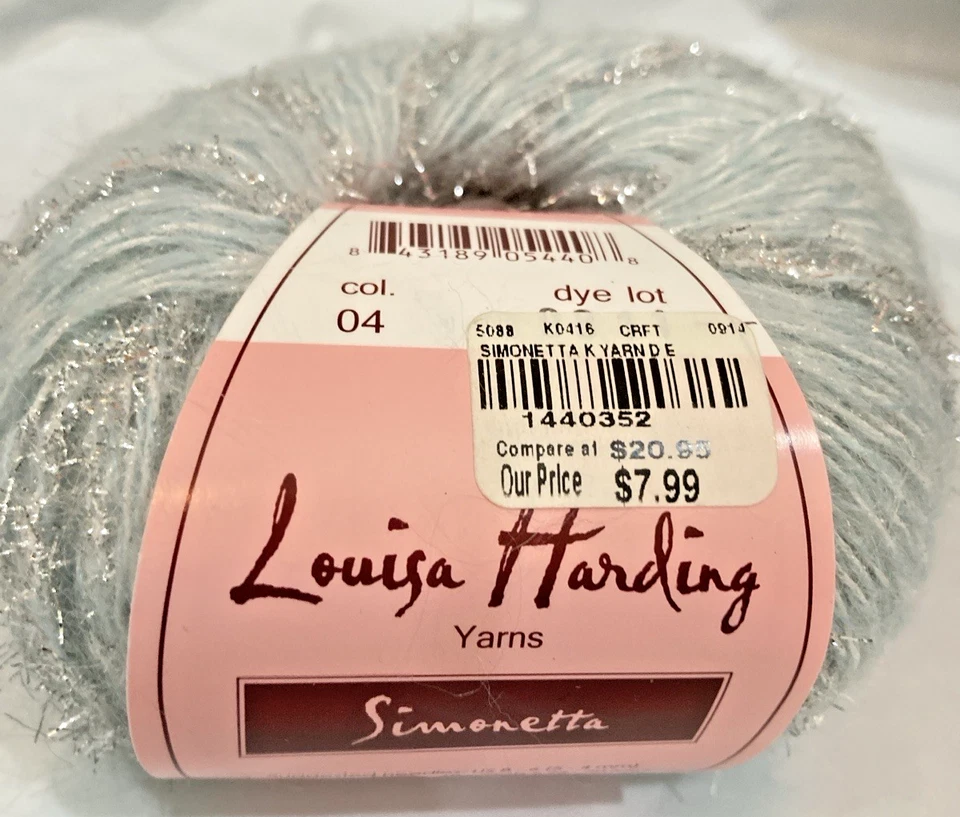 Louisa Harding Simonetta Hilo Mezcla Mohair, Dos Colores Disponibles, Bola 50 Gramos Foto 4 de 4