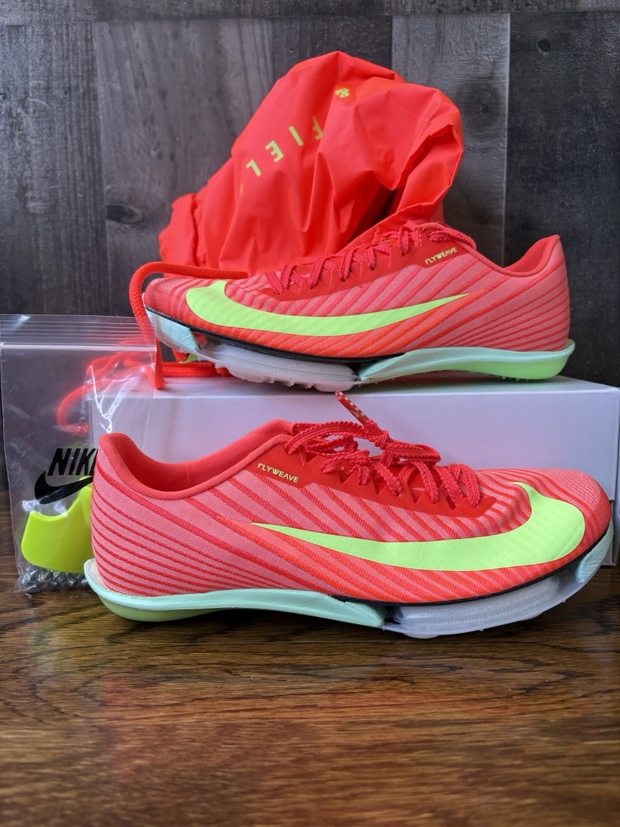Nike Air Zoom Max Fly 2 Spikes Bright Crimson Men's Sz 8.5 Track
