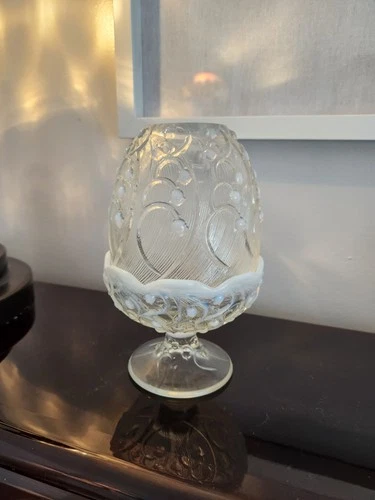Fenton Lily of the Valley Fairy Lamp Clear