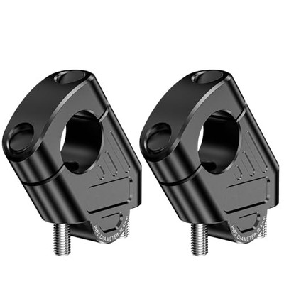 Aluminum Alloy 1.125  (28.6mm) Motorcycle Handlebar Risers, Universal 28mm