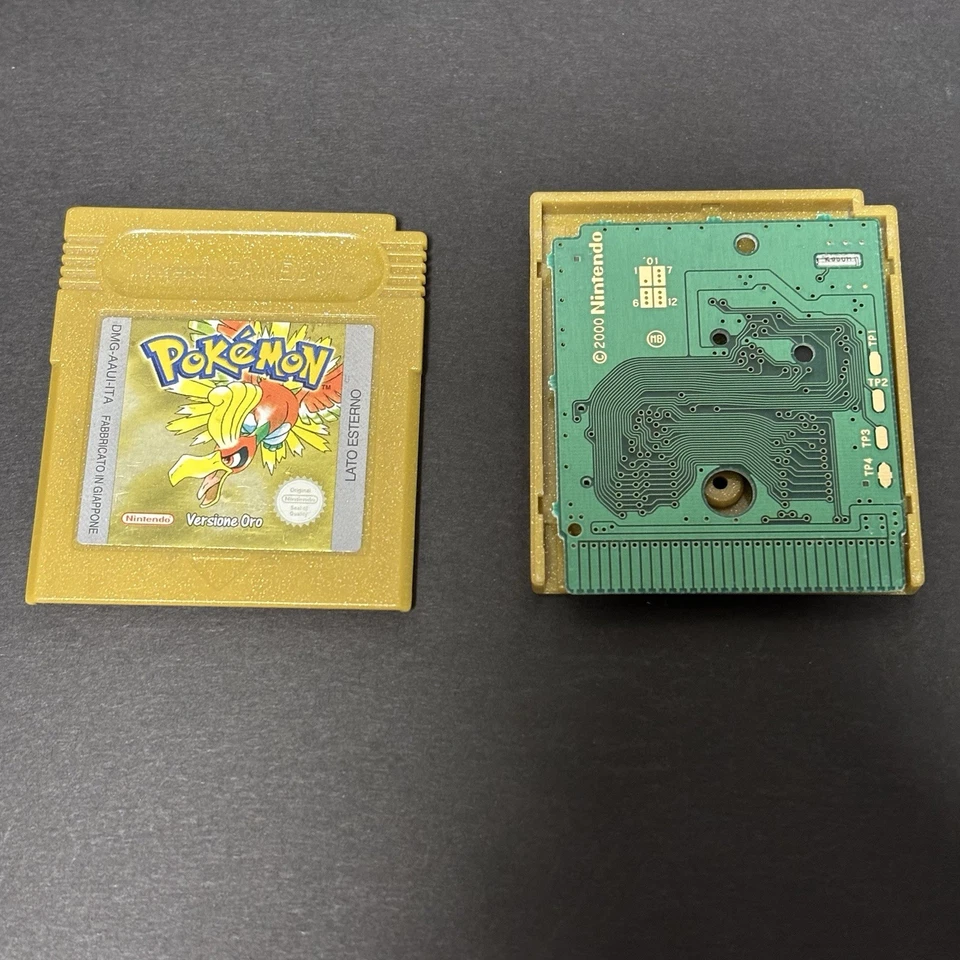 Pokémon Oro Game Boy Color Italiano Originale - Batteria nuova - Adesivo ottimo - Immagine 4 di 4