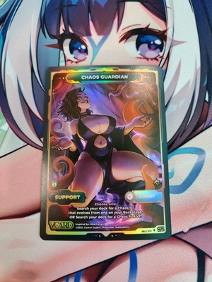 VCard Divine Chaos 1st Edition Chaos Guardian Secret Rare 282/271