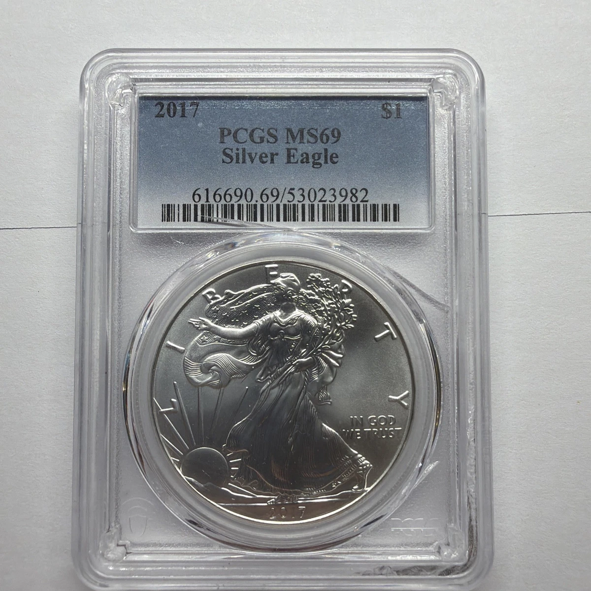 American Eagle MS 69 PCGS Certified Silver Bullion Coins for sale