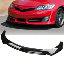 For 12-14 Toyota Camry SE Glossy Black Front Bumper Body Kit Spoiler Chin Lip