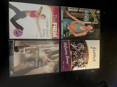 LOT: Aerobic/Dance Workout Videos (2003-17, 8 DVDs, VG)