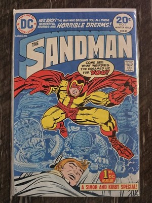 The Sandman #1 1st Bronze Age Jack Kirby Art Joe Simon DC COMICS 1974 FN-VF 