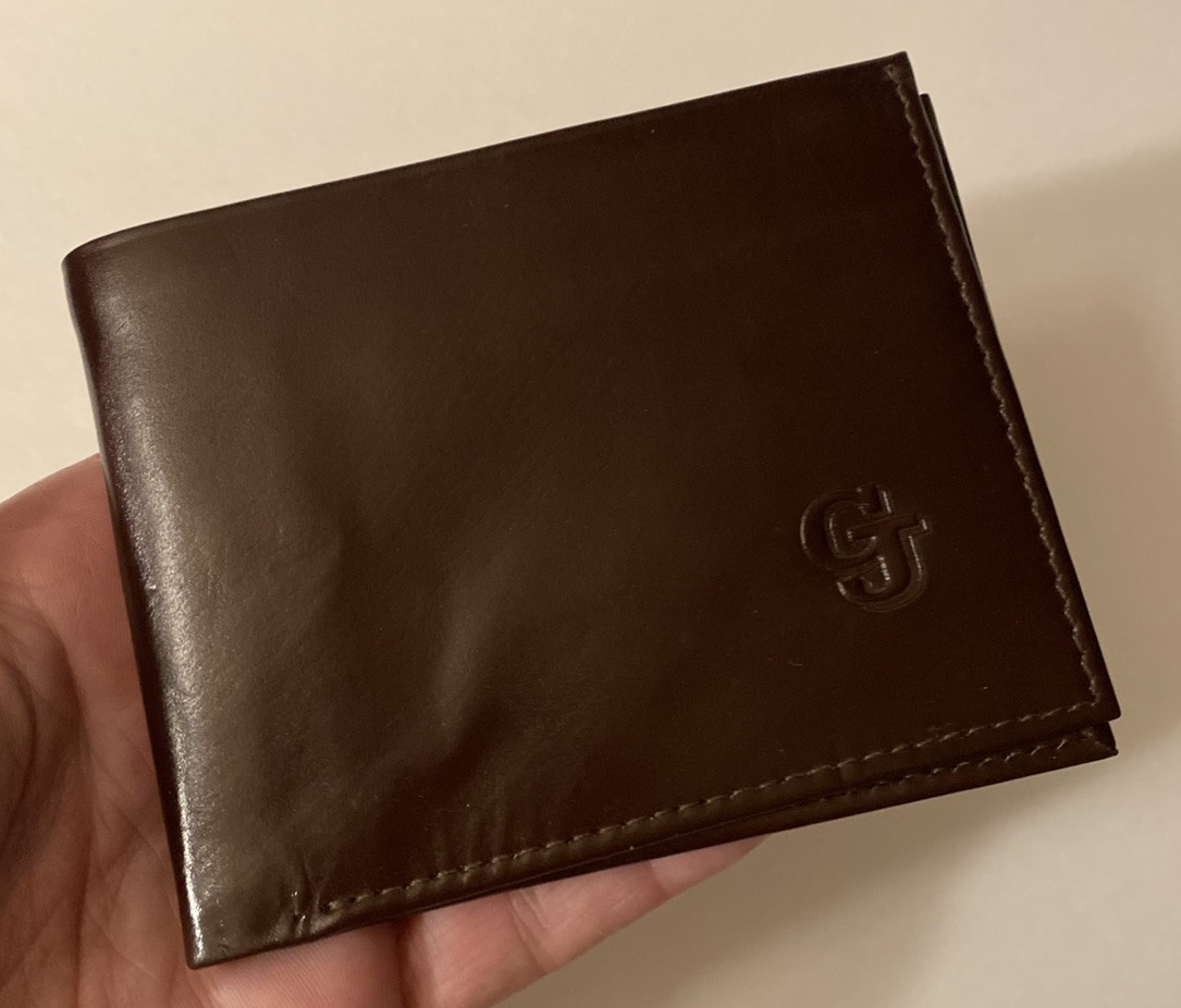 Men's Brown Leather Bifold Wallet Solo Para Tu Piel Leather 