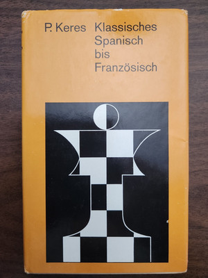 GERMAN chess opening Classical Spanish French theory (1976) explained games hc