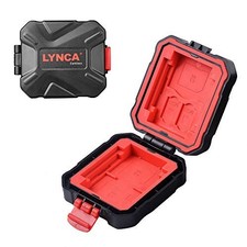 LYNCA KH5 9 Slot Memory Card Case Heavy Duty Sleek Dual Cartridge Locking Ideal