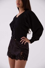 Noa Lace Shorts - Black