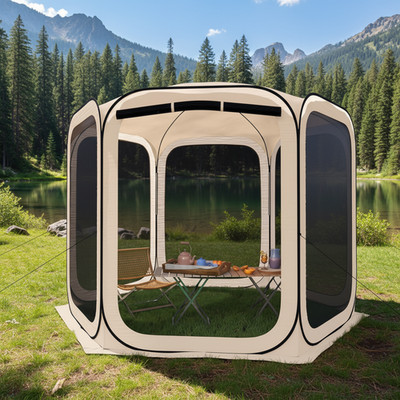 Transparentes Pop-Up-Zelt Wasserdicht Camping Kuppel Bubble Tent Pop-Up-Pavillon
